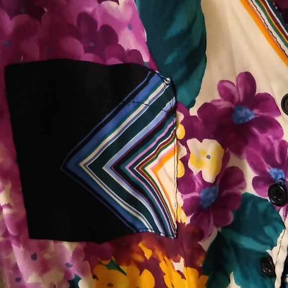 Mixed print dress - Picture 3 of 4